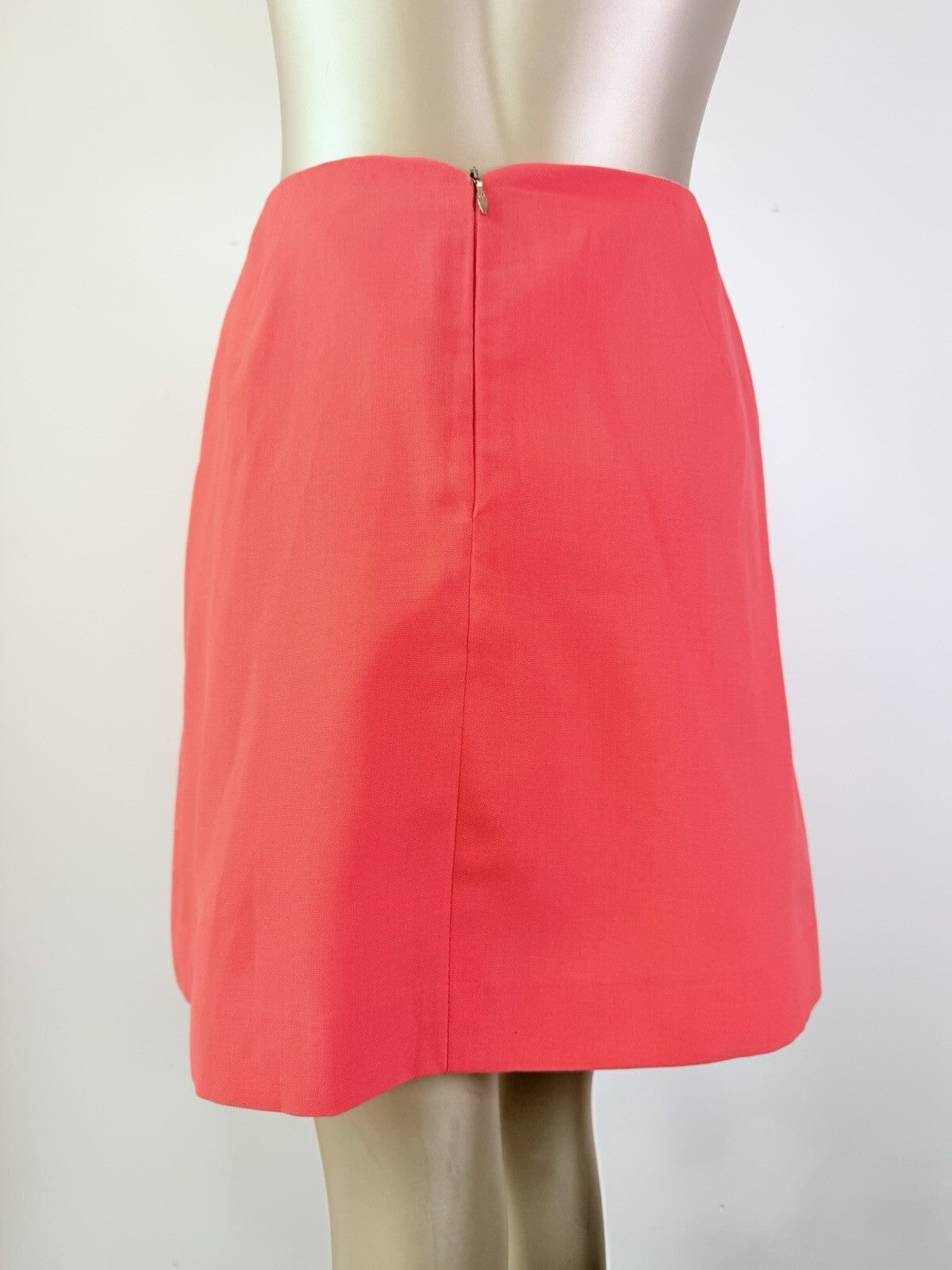 Vintage 1980s Mini Skirt By St Michael Pink Pleated Preppy Tennis Skirt Size 6