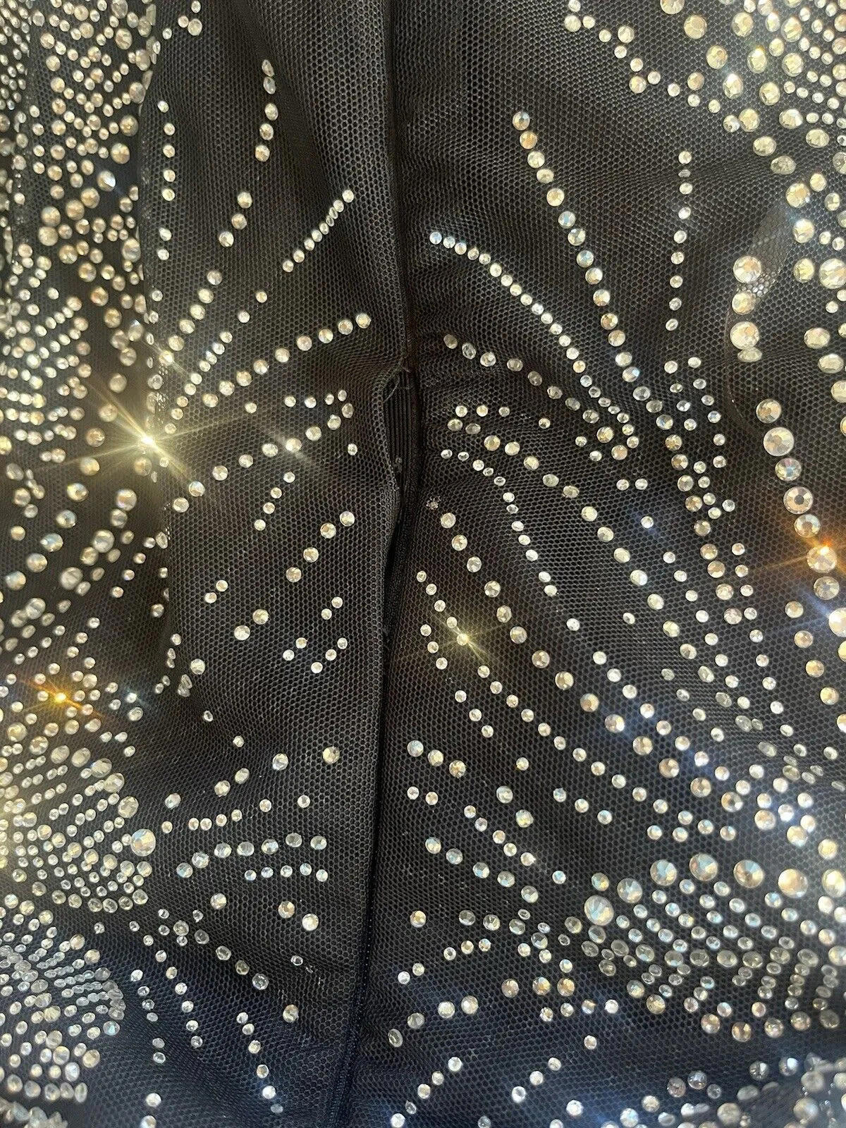 Bulava Embellished Prom Dress Cocktail Party Long Maxi With Slit Black 14 16